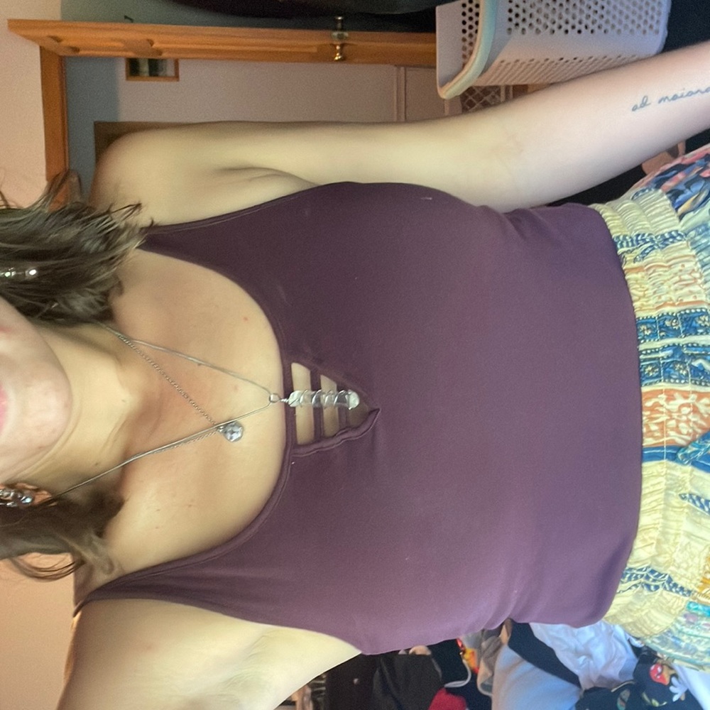 Aerie brand Maroon colored bodysuit size M 🤍